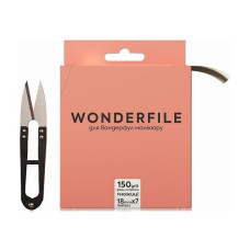 Файл-стрічка для пилки 160х18 -150 гріт +ножиці  пряма стандарт