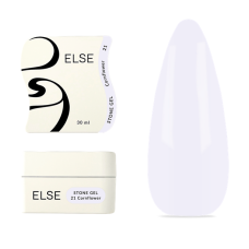 Гель для нарощування нігтів Else Stone Gel №21 Cornflower, волошковий, 30 мл