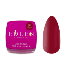 82 Гель для нарощування Builder gel Edlen Lviv 30 ml. №82 (Love in Lviv)