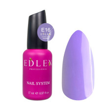 16Е Камуфлююча база Cover base Colored Edlen 17 ml. new  Ніжно- бузковий