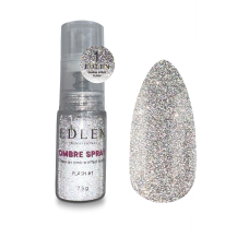 Ombre Spray Edlen Flash №1, 7.5g NEW Блискітки срібло
