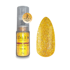 Ombre Spray Edlen Flash №2, 7.5g NEW Блискітки золото