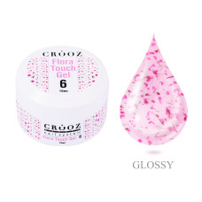 Crooz Flora Touch Gel №06 Гель для нігтів із сухоцвітами, 15 мл