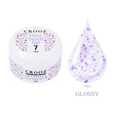Crooz Flora Touch Gel №07 Гель для нігтів із сухоцвітами, 15 мл
