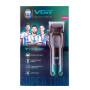 Акумуляторна машинка для стрижки волосся VGR V-013 Green з LED-дисплеєм, 8 насадок, 2000 mAh