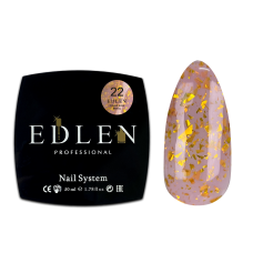 22 Камуфлююча база Cover base Potal Edlen 50 ml. new Тепло-коричневий із шматочками золотої потал