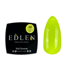 48 Камуфлююча база Cover base Neon Edlen 30 ml. new  Неоновий жовтий