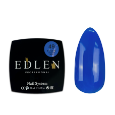 49 Камуфлююча база Cover base Neon Edlen 30 ml. new  Неоновий електрик синій