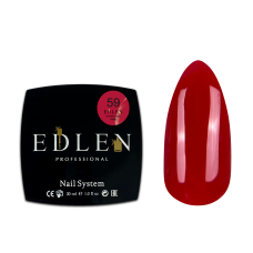 59 Камуфлююча база Cover base Wine Edlen 30 ml. new  Класичний темно-червоний