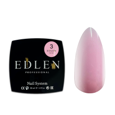 03 Гель з акрилом Poly gel Edlen 30 ml. new  Рожевий