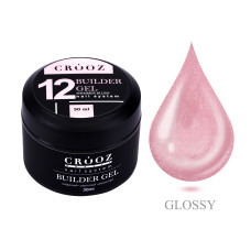 Crooz Гель для нарощування №12 Shimmer Blush 30мл