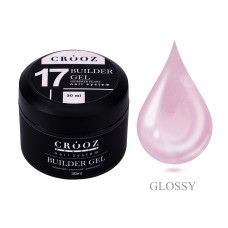 Crooz Гель для нарощування №17 Shimmer Pearl 30мл