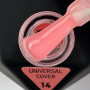 UNIVERSAL COVER GEL 14 Victoria Avdeeva — Кораллово-рожевий рідкий акрігель (ліквід гель) для моделювання та зміцнення