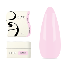 Гель для нарощування нігтів Else Stone Gel №06 Heather, рожевий, 30 мл