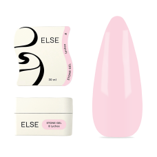Гель для нарощування нігтів Else Stone Gel №08 Lychee, рожевий, 30 мл