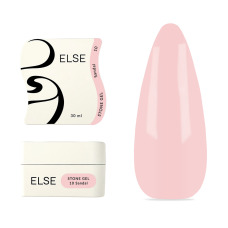 Гель для нарощування нігтів Else Stone Gel №10 Sandal, персиковий, 30 мл