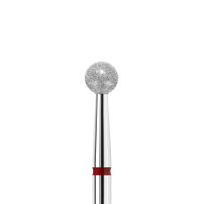 KWARK Алмазно-платинова фреза куля червона 4 мм (PL403810FF)