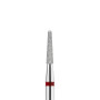 KWARK Алмазно-платинова фреза конус заокруглений червона 1,8 мм (PL188040FD)