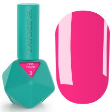 Гель-лак Victoria Avdeeva PINK COLOR 3 – яскраво-рожевий відтінок