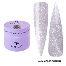 35 BUILDER GEL NEW FORMULA "DNKa", 15 ml #0035 Vision