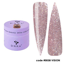 38 BUILDER GEL NEW FORMULA "DNKa", 15 ml #0038 Vision