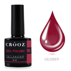 Crooz Гель-лак №098 ягідно-бордовий 8 мл