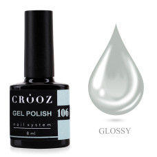 Crooz Гель-лак №106 пастельний м’ятний 8 мл