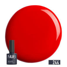 244 Гель-лак NUB SCARLET