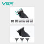 V-640 S3 Комплект VGR 3 в 1  GREEN, машинка для стрижки (clipper), тример та електробритва (шейвер)