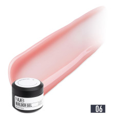 06 NUB Builder Gel / Гель для нарощення трифазовий густий / 30 мл