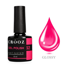 Crooz Гель-лак №52 Неонова фуксія, 8 мл