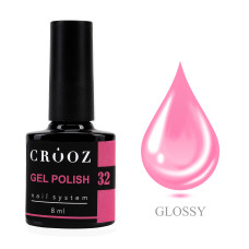Crooz Гель-лак №32 Світло-рожевий 8 мл