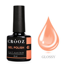 Crooz Гель-лак №41 Персиковий 8 мл