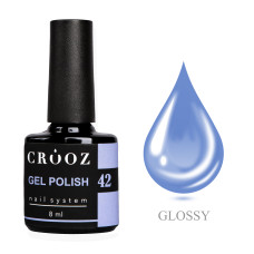 Crooz Гель-лак №42 Темно-волошковий 8 мл