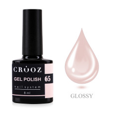 Crooz Гель-лак №65, ніжно-пудровий, 8 мл