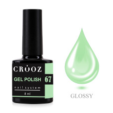 Crooz Гель-лак №67, світло-лаймовий, 8 мл