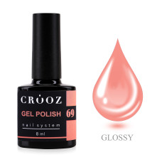 069 Crooz Гель-лак №69, мандариновий, 8 мл