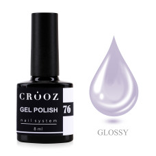 Crooz Гель-лак №076 Перлинно-ліловий, 8 мл