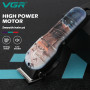 V-690 Аккумуляторная машинка для стрижки (clipper) VGR V-690, 4 насадки