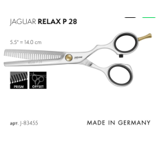J-83455 Філірувальні ножиці Jaguar Pre Style Relax Polish, 5.5", 28 зубців