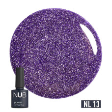 13 Гель-лак зі світловідбивальним ефектом NUB Collection Night Light # 13 Milky Way 8 ml