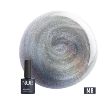 NUB Gel Polish Mystery / Гель-лак магнітний покоління 9D / 8 мл / # 08 Prizma