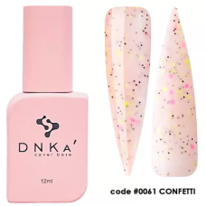61 DNKa Cover Base, 12 ml  Confetti