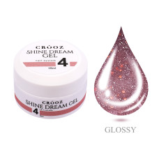 Crooz Гель для нарощування Shine Dream Gel №04, 15 мл