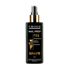 Crooz Підготовлювач нігтя Nail Prep 3 в 1 Grape 200 мл