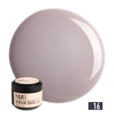 16 NUB Virgin Base Coat / Основа каучукова камуфляжна нового покоління / 30 мл
