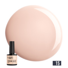 15 NUB Virgin Base Coat / Основа каучукова камуфляжна нового покоління / 8 мл