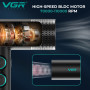 V-401 Фен професійний VGR , 40 рівнів обдування 70000 - 110000 RPM, 40 рівнів температури 60°C - 100°C, 3 насадки