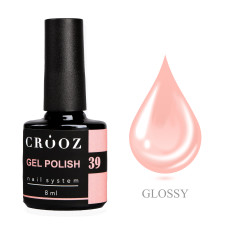 Crooz Гель-лак №39 Тілесний з рожевим підтоном, 8 мл