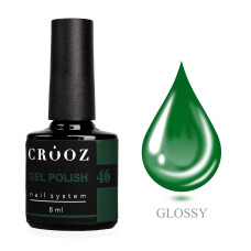 Crooz Гель-лак №46 Соковитий зелений, 8 мл